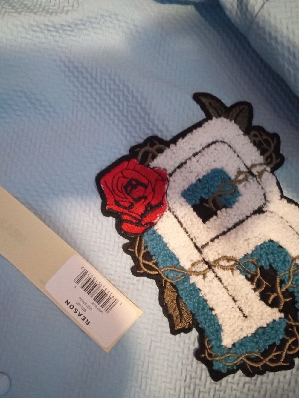 NWT Reason Brand Sports Jacket Light Blue Mens Small - Picture 2 of 4